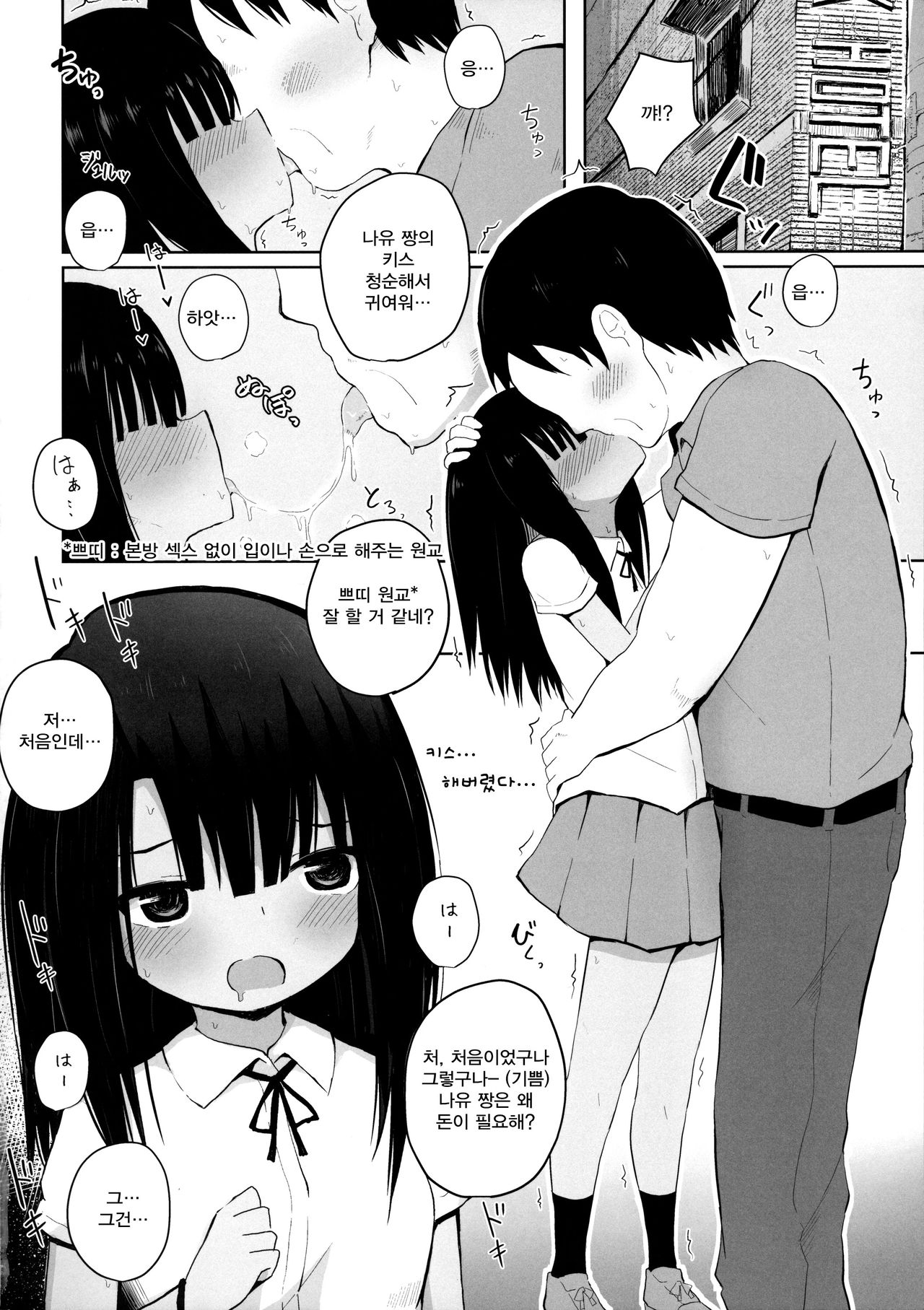 Natsuyasumi na Hiyake Shougakusei ni Kakin shite Inkou | 여름방학에 태닝한 초○학생에게 과금하여 음행 page 4 full