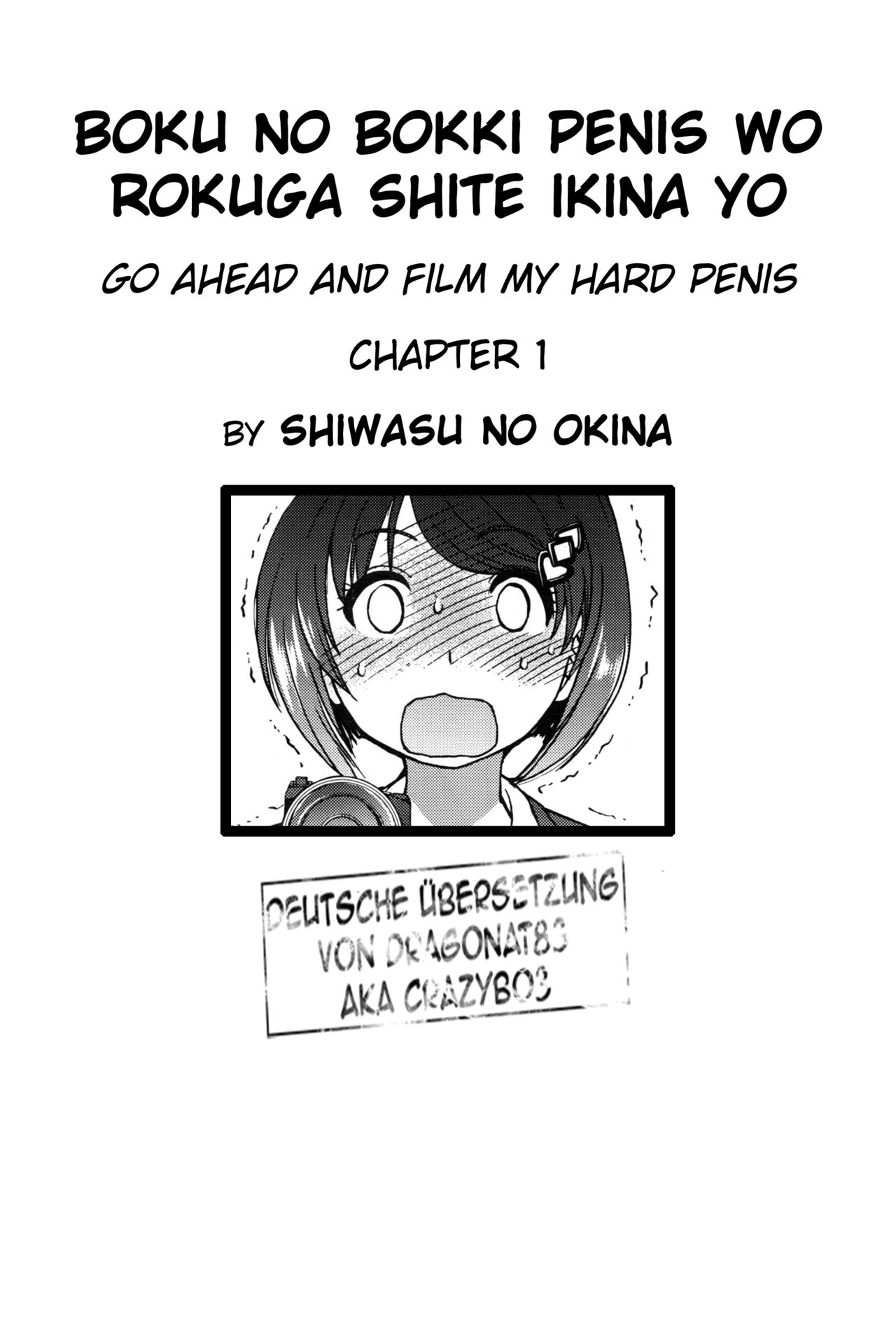 Boku no Bokki Penis o Rokuga Shite Ikina Yo | Go Ahead and Film My Hard Penis page 1 full