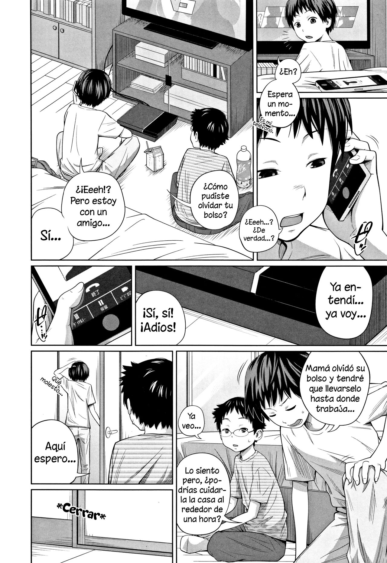 Tomodachi n uchi de orusuban | Cuidando la casa de un amigo page 6 full