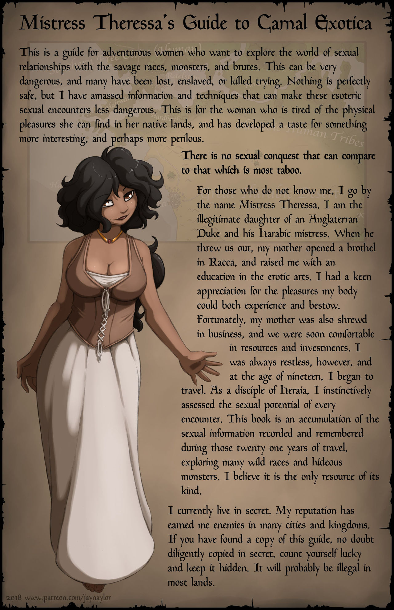 Mistress Theresa's Guide to Carnal Erotica page 1 full