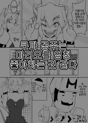 Koopahime wa Mario Daisuki da to Omou | 쿠파 공주는 마리오를 엄청 좋아하는 것 같다 cover