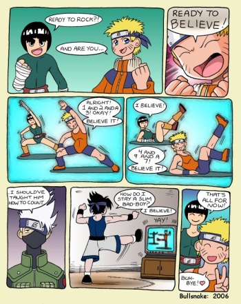 Bullsnake's Naruto Comic cover
