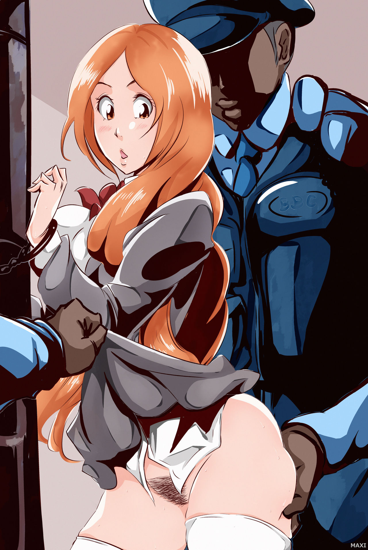 Body check on Orihime ! page 8 full