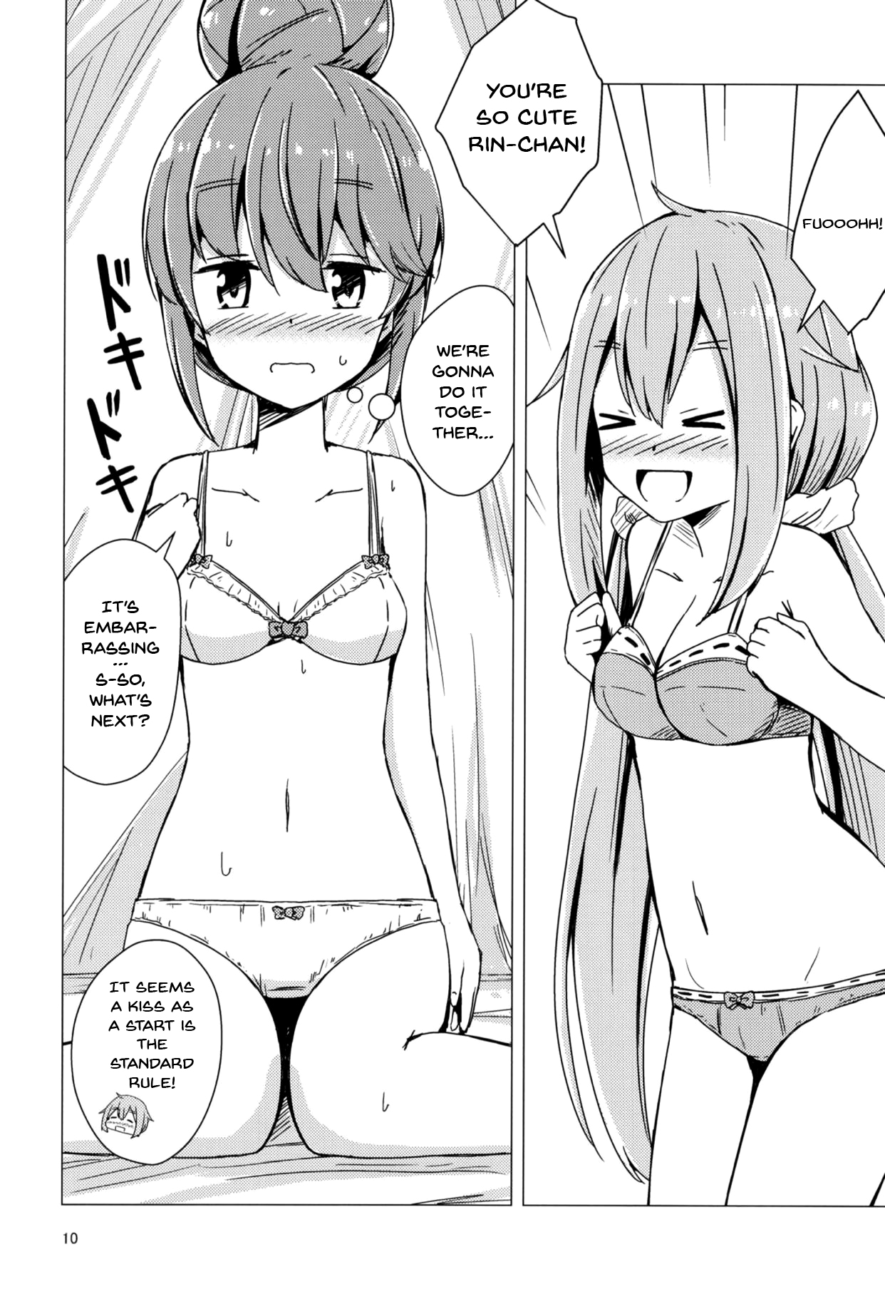 Sex Shinai to Derenai Tent ni Tojikomerareta NadeRin | Nade And Rin Were Trapped Inside Their Tent Unless They Had Sex page 9 full