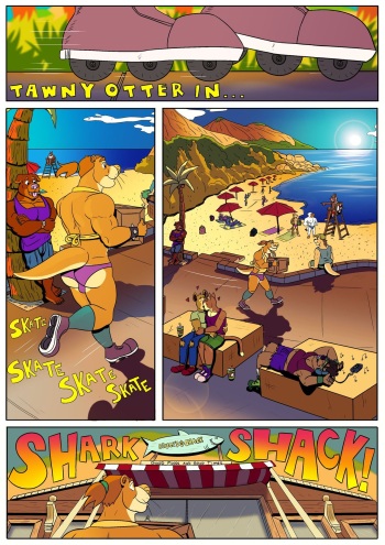 Tawny Otters SHARK SHACK cover