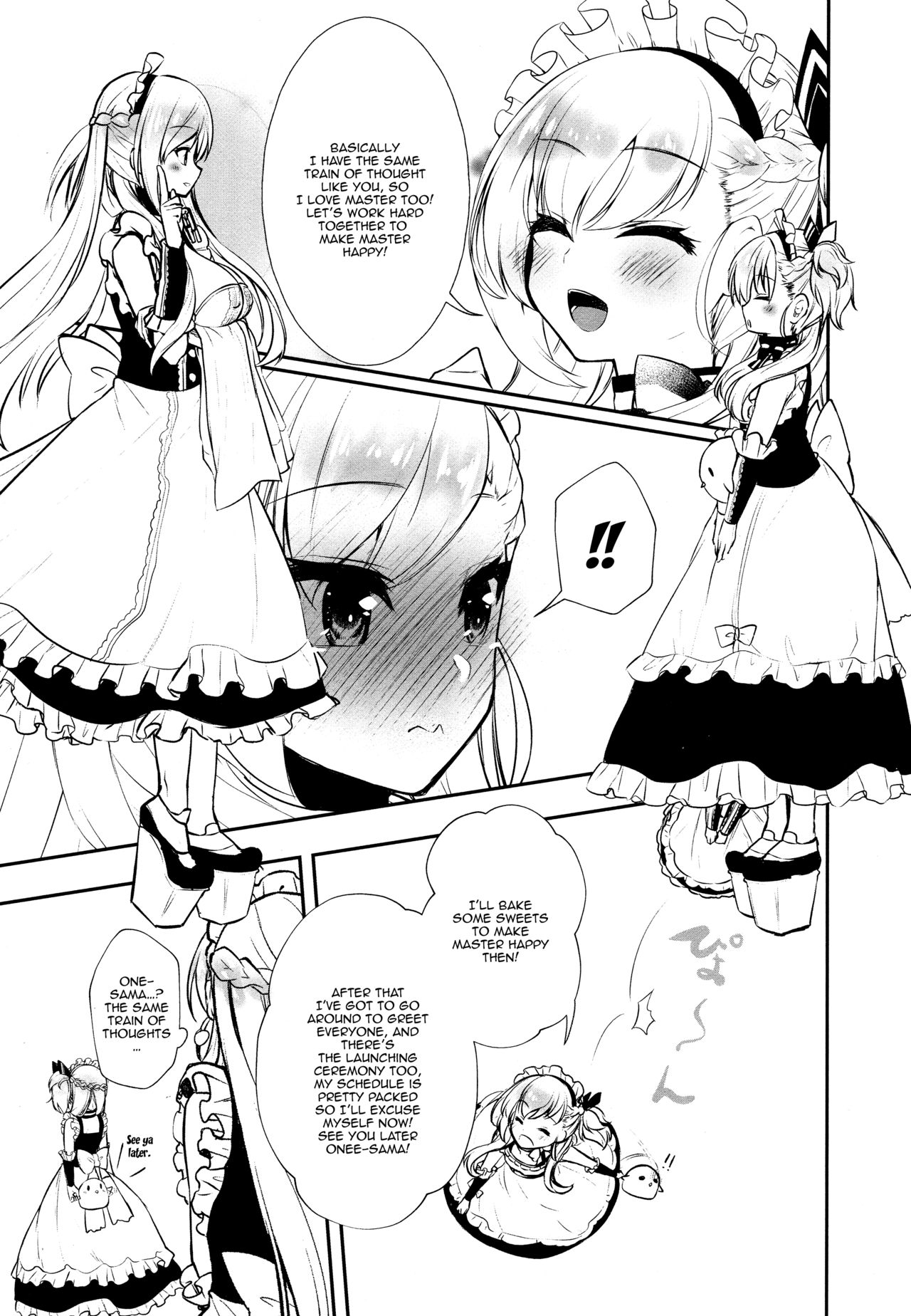 Belfast desu, Goshujin-sama. | My name's Belfast, Master. page 8 full