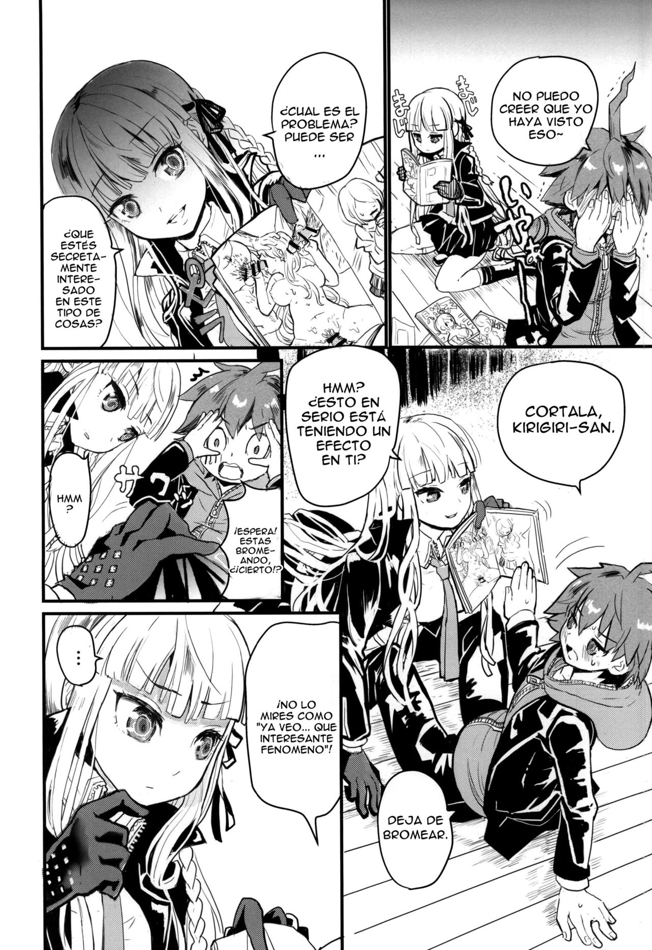 Kirigiri-san a Issho ni School Mode | Modo escolar junto con Kirigiri-san page 9 full