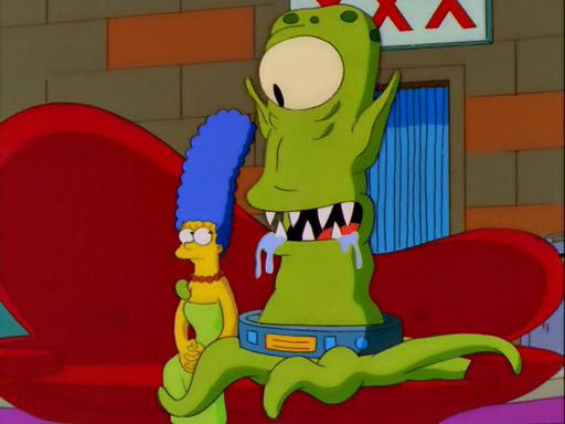 Marge and the aliens page 1 full
