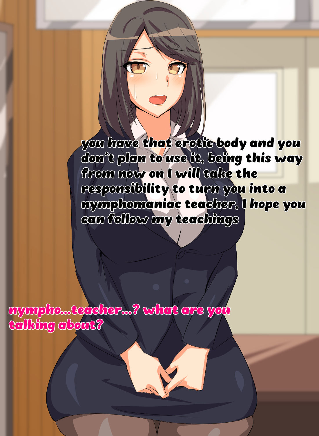 Dosukebe Inran Onna Kyoushidou - Muttsuri Sukebe na Shinnin Kyoushi ni Tokubetsu Kyoushuu | The special training to turn the new teacher into a nymphomaniac teacher page 7 full