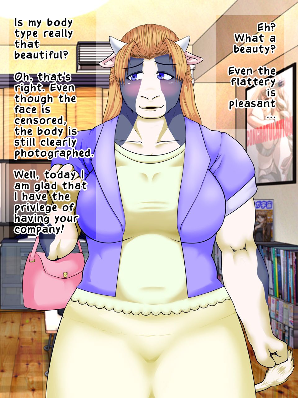 Ushizuma Fuuzoku Monogatari - Mucchiri Ushi Obasan ga Netorarechau Ohanashi | Cow Wife Escort Story - Chubby Cow Milf Cuckoldry Tale page 5 full