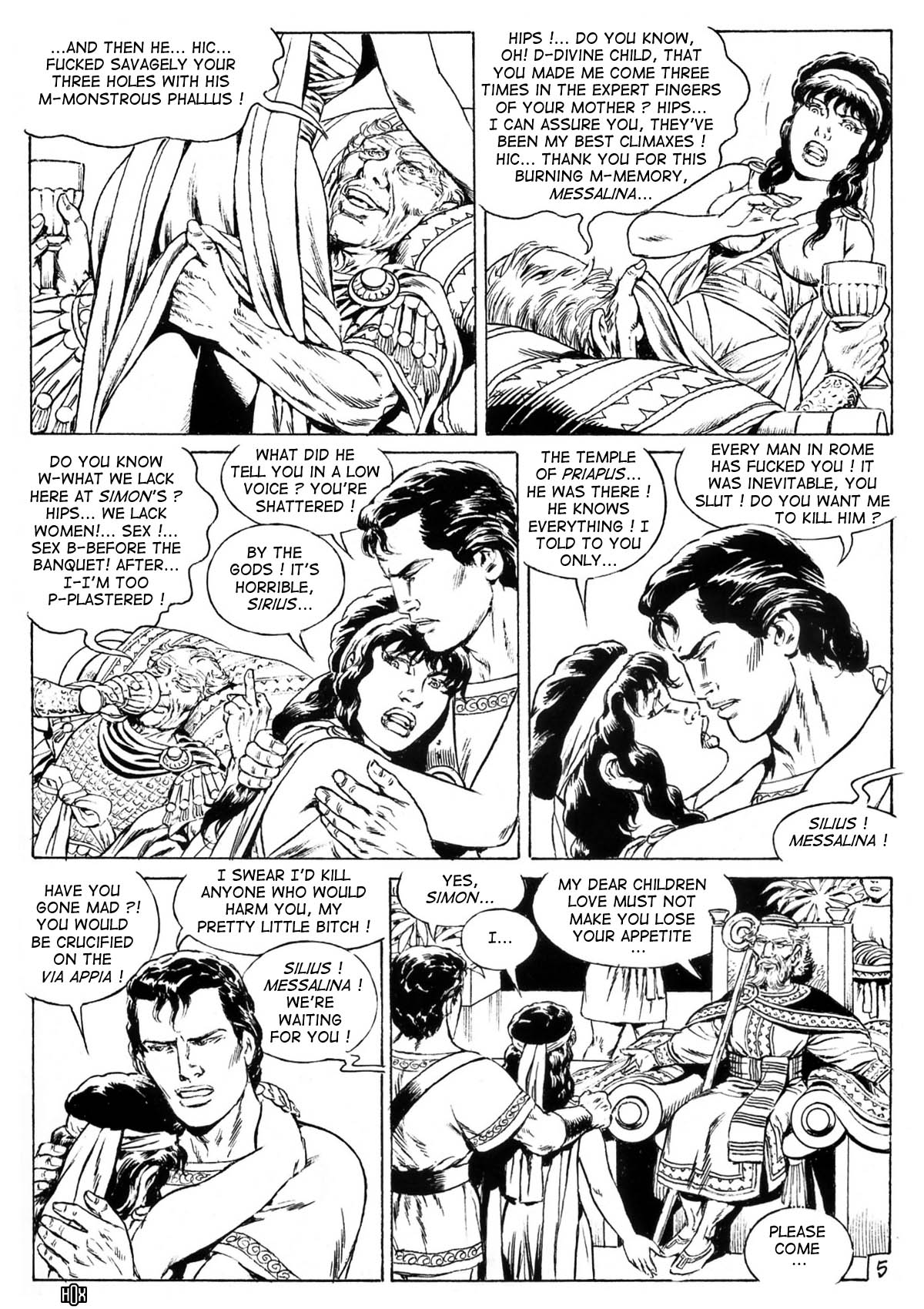 Messalina Act II: The Sex and the Sword page 7 full