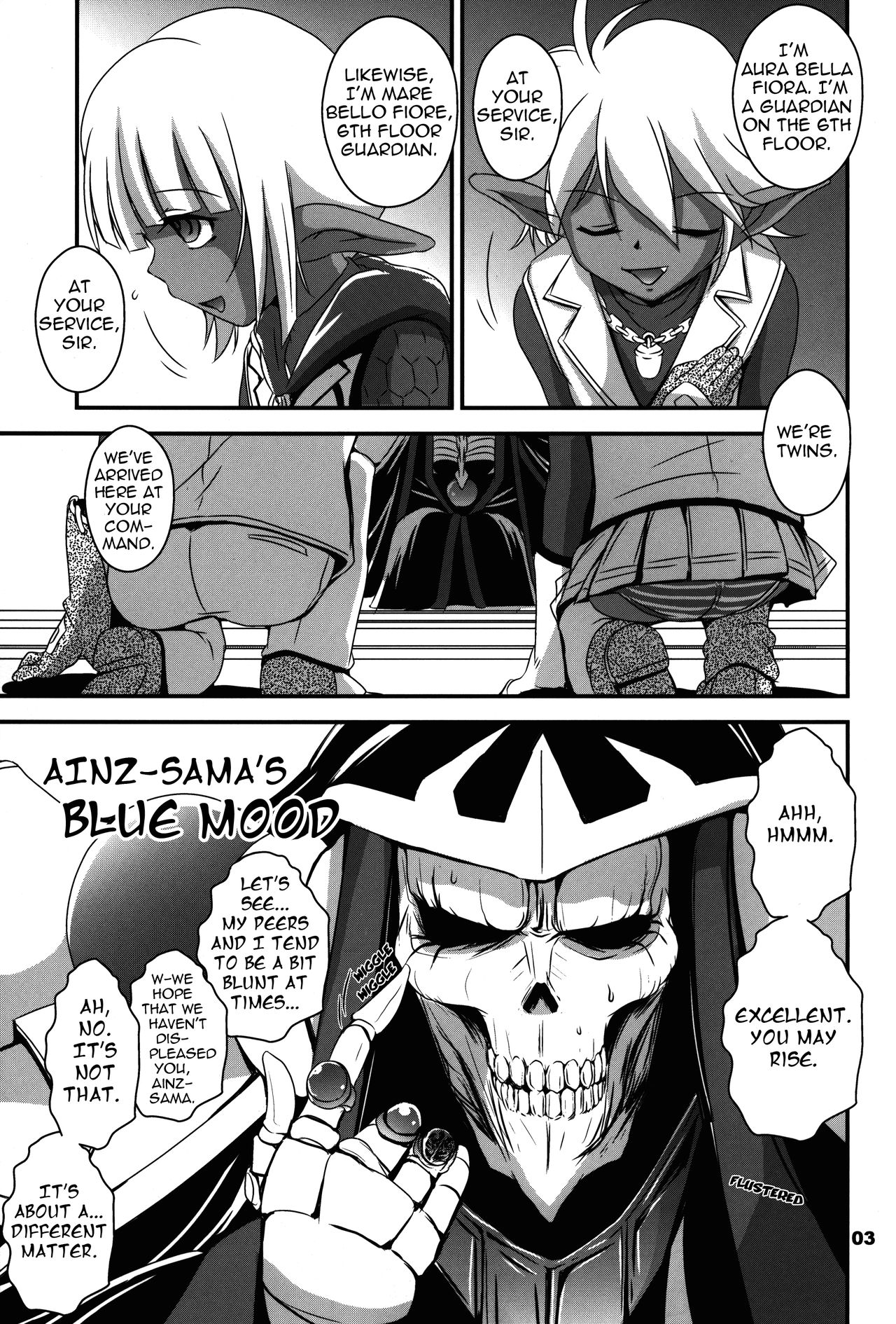 Ainz-sama no Yuuutsu | Ainz-sama's Blue Mood page 3 full