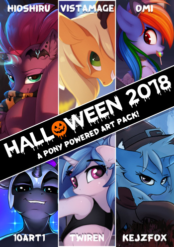Halloween 2018: A Pony Powered Art Pack cover