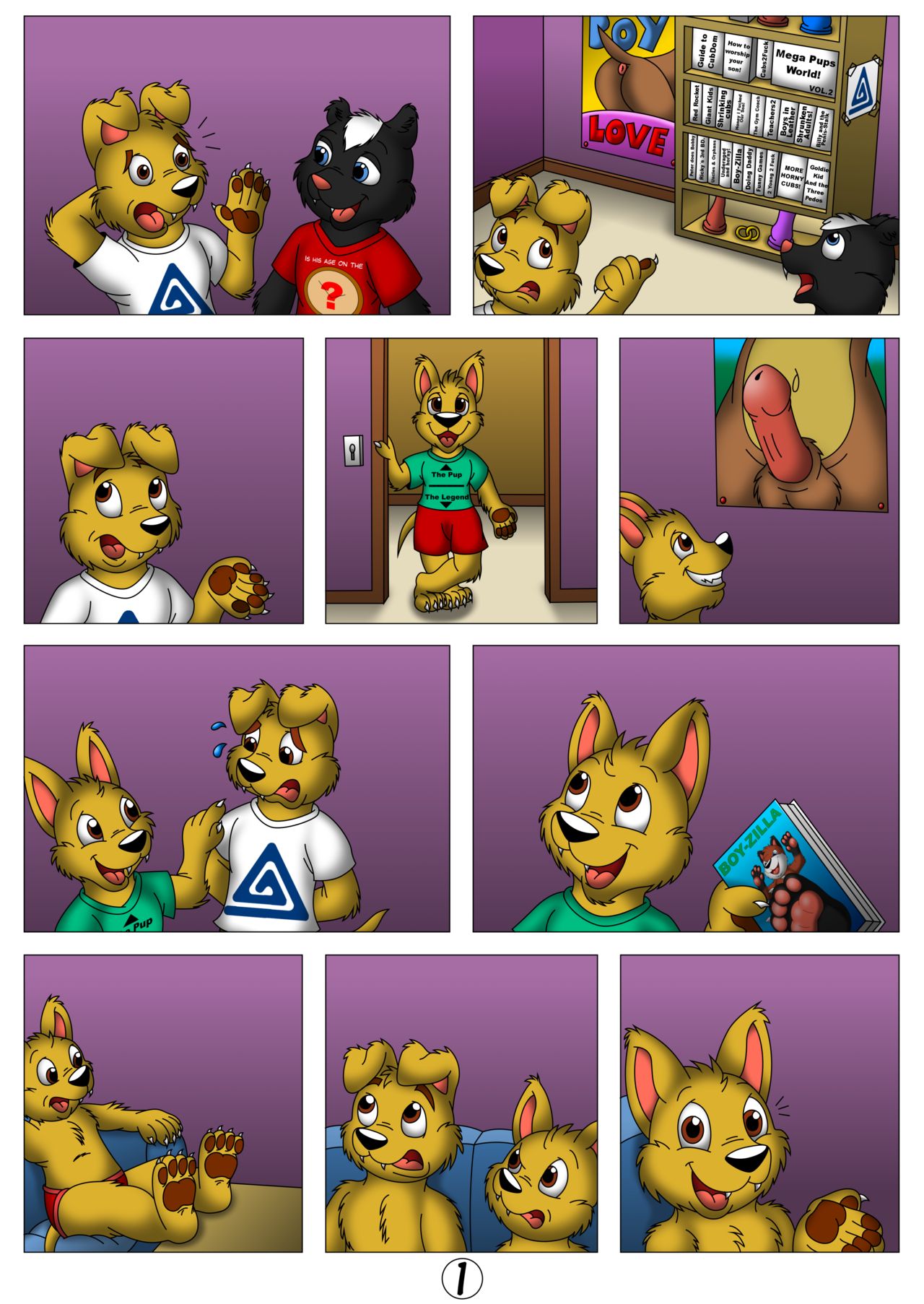 Ricky's Monster Movie Night page 1 full
