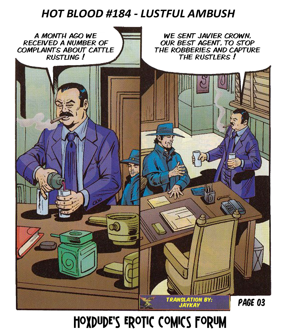 HOT BLOOD #184  LUSTFUL AMBUSH - A JKSKINSFAN TRANSLATION page 6 full