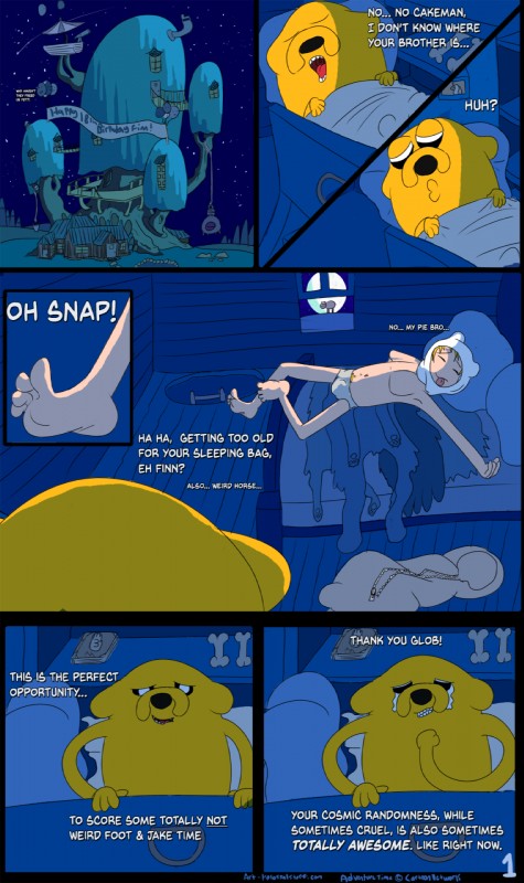 adventure time comic page 1 full