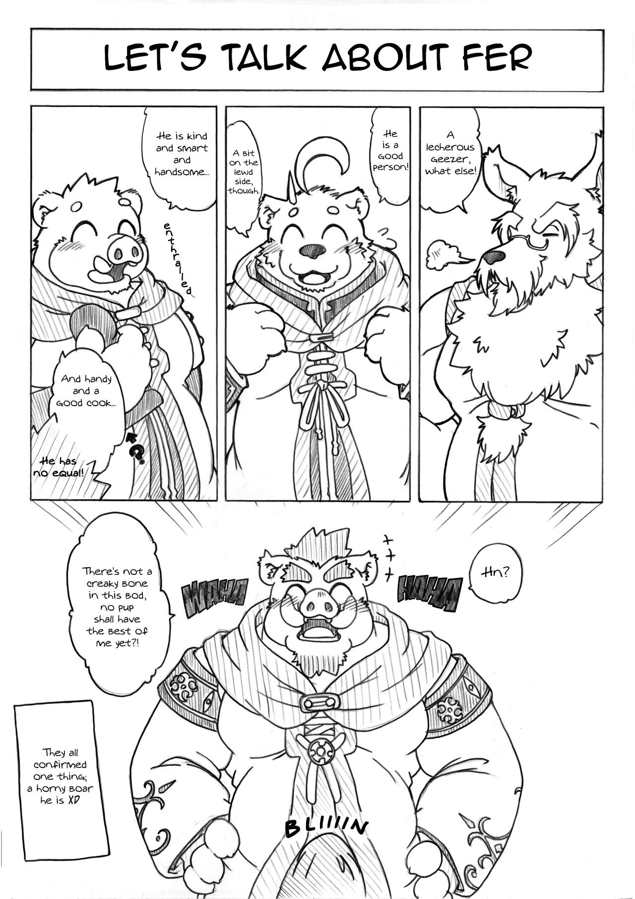 Hoshiyomi no Inu Tsukihami no Kuma Gaiden | The dog &amp; the bear: The poet of the stars &amp; the partaker of the moon Side Stories page 6 full