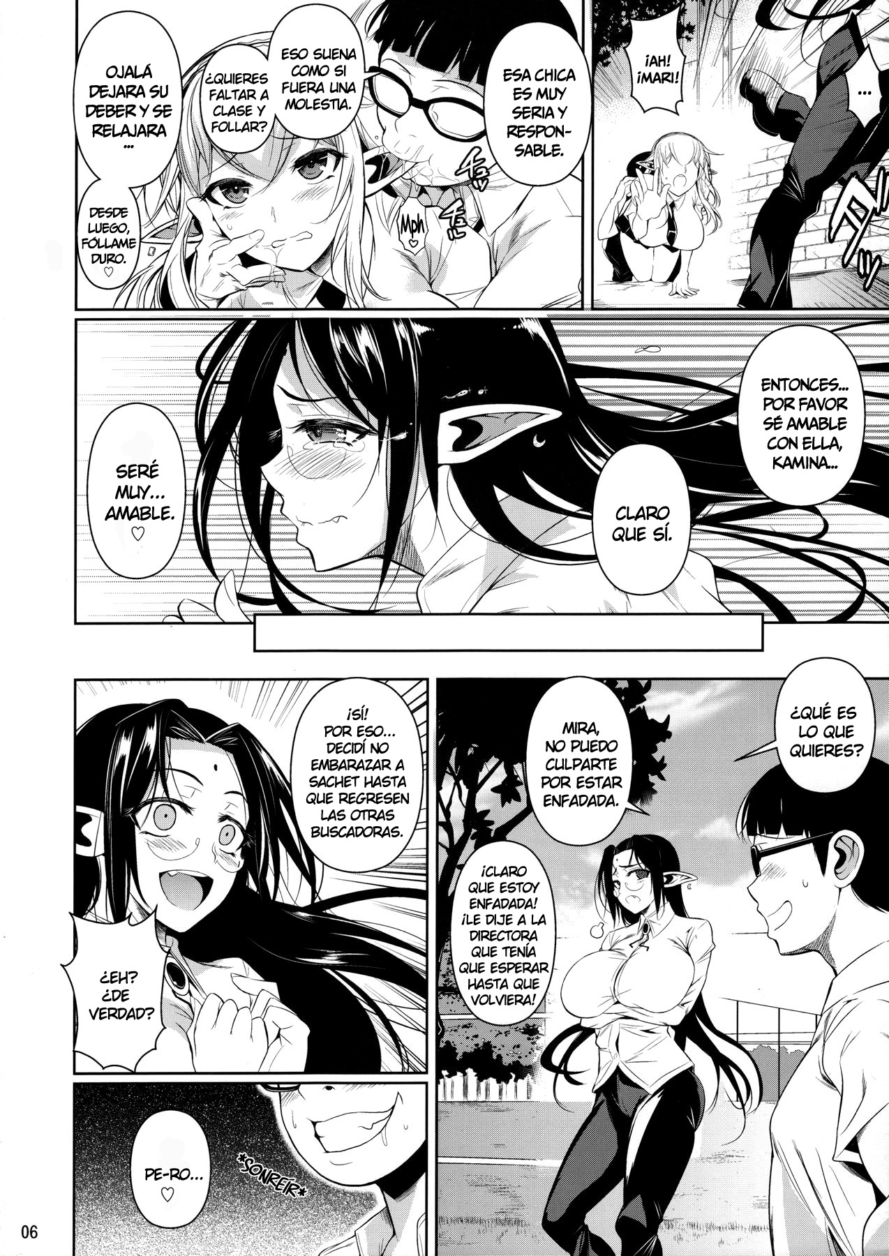 High Elf x High School Dosukebe Smell page 7 full