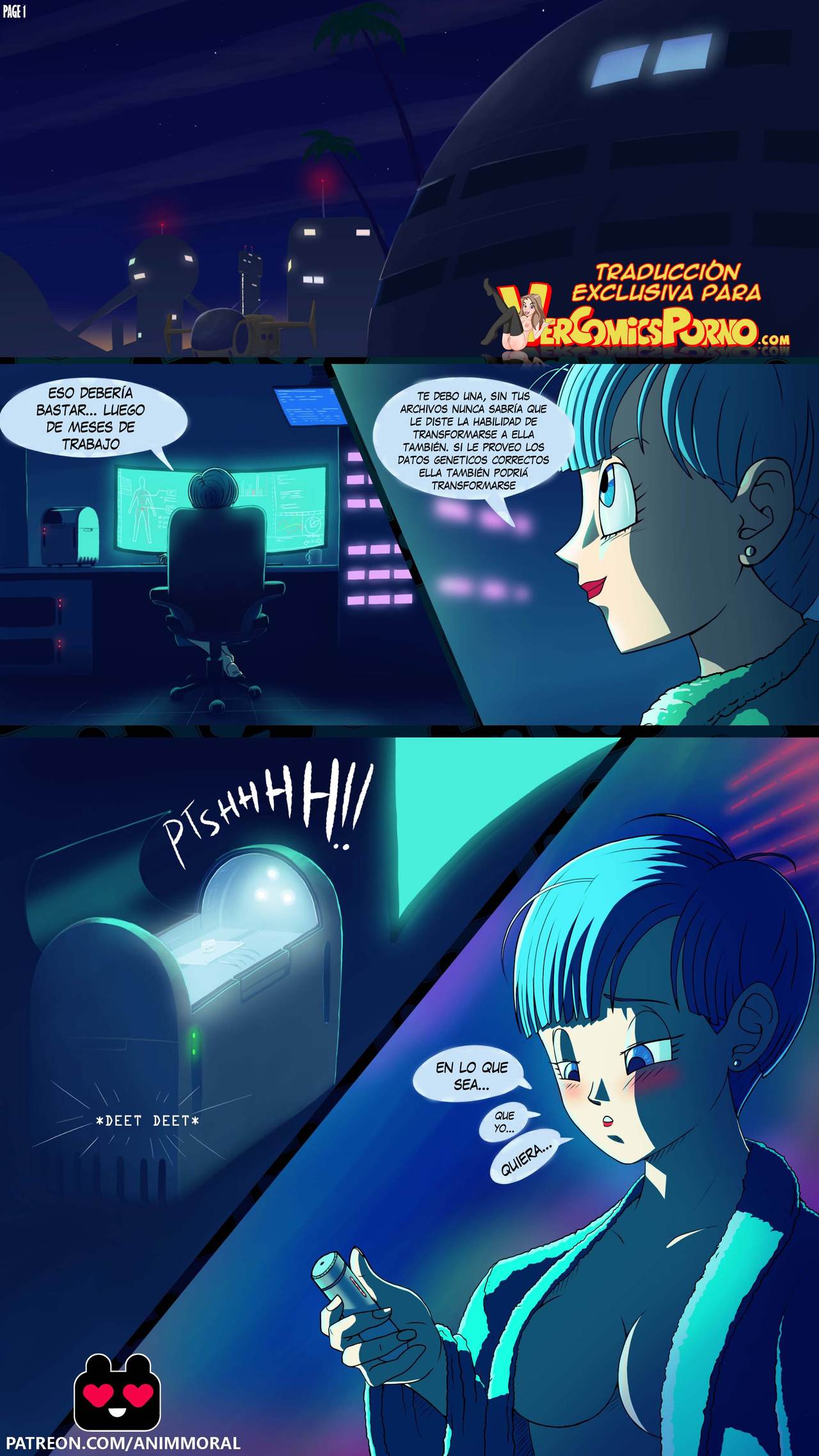 Androide 18 x Bulma page 1 full