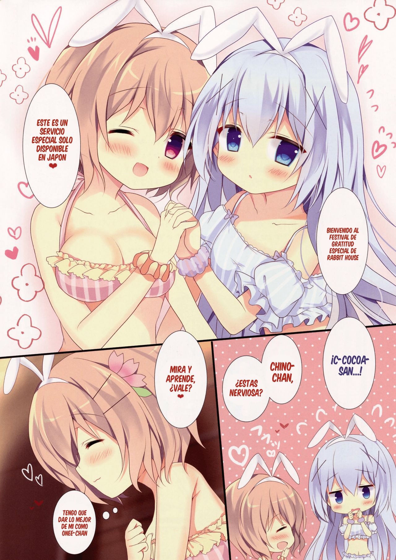 Chino to Kokoa no Himitsu no Kanshasai page 3 full