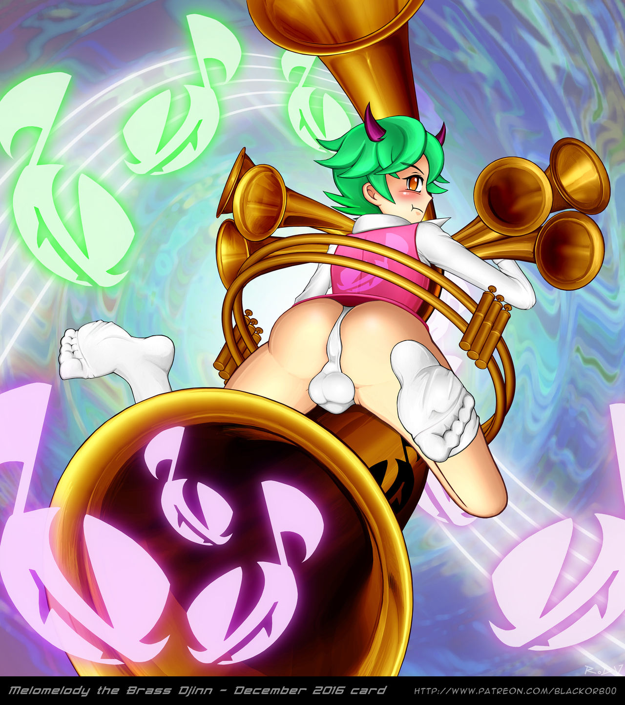 Melomelody the Brass Djinn - Yubel page 2 full
