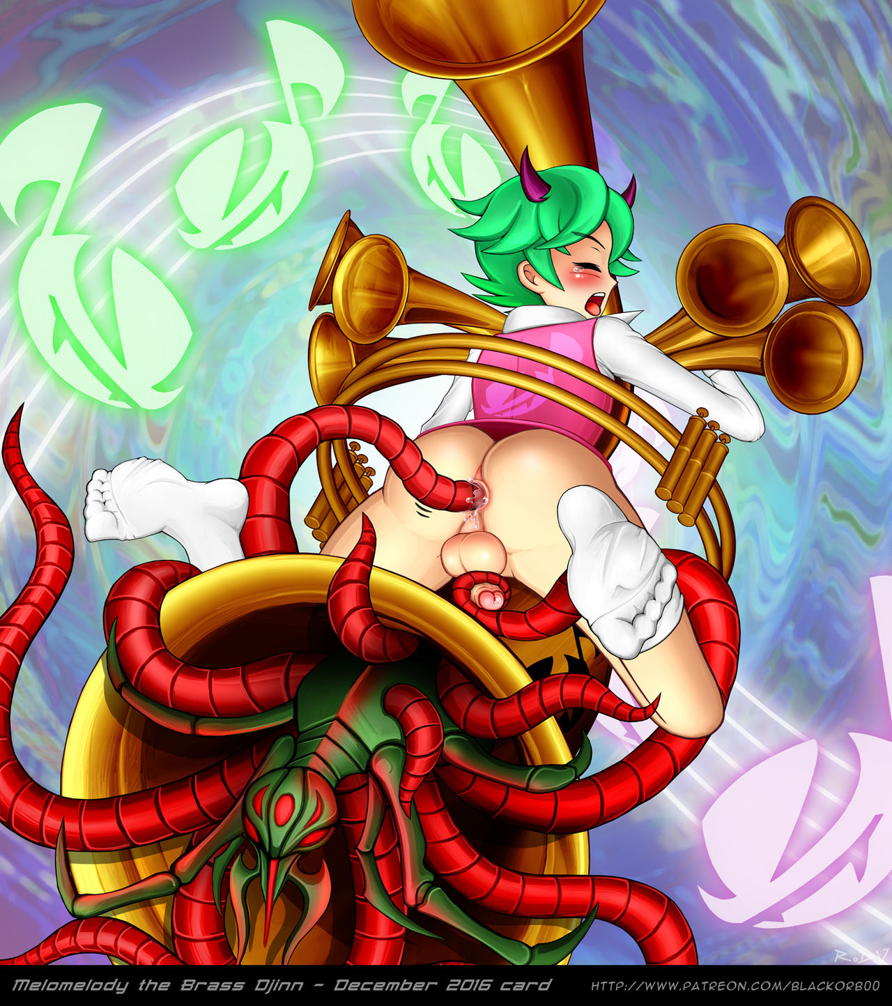 Melomelody the Brass Djinn - Yubel page 8 full