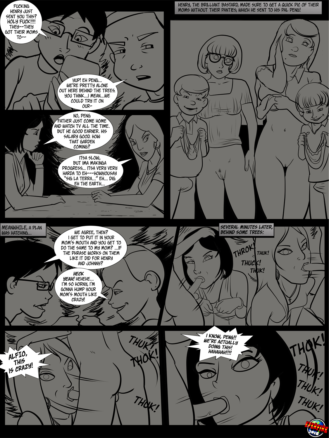 Everfire - Secret MILF Mind-control Holiday Sex Club page 6 full