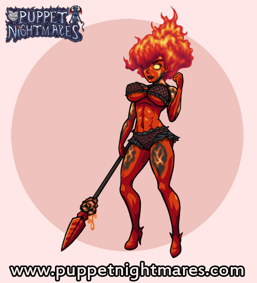 Fire Giantess Hecation Game Sprites page 10 full