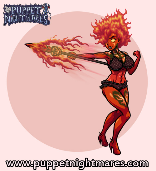 Fire Giantess Hecation Game Sprites page 3 full