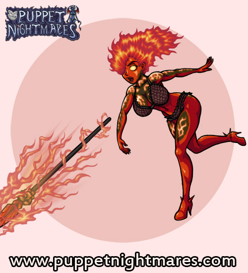 Fire Giantess Hecation Game Sprites page 6 full
