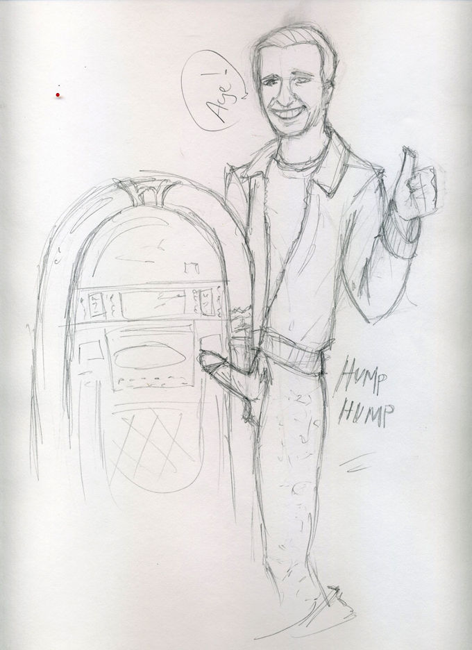 The Fonz Happy Days Gang page 2 full