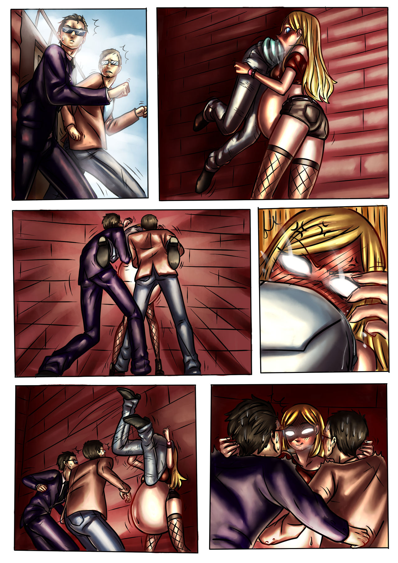 Gabi and Emily in 'Fun in the concert' page 9 full