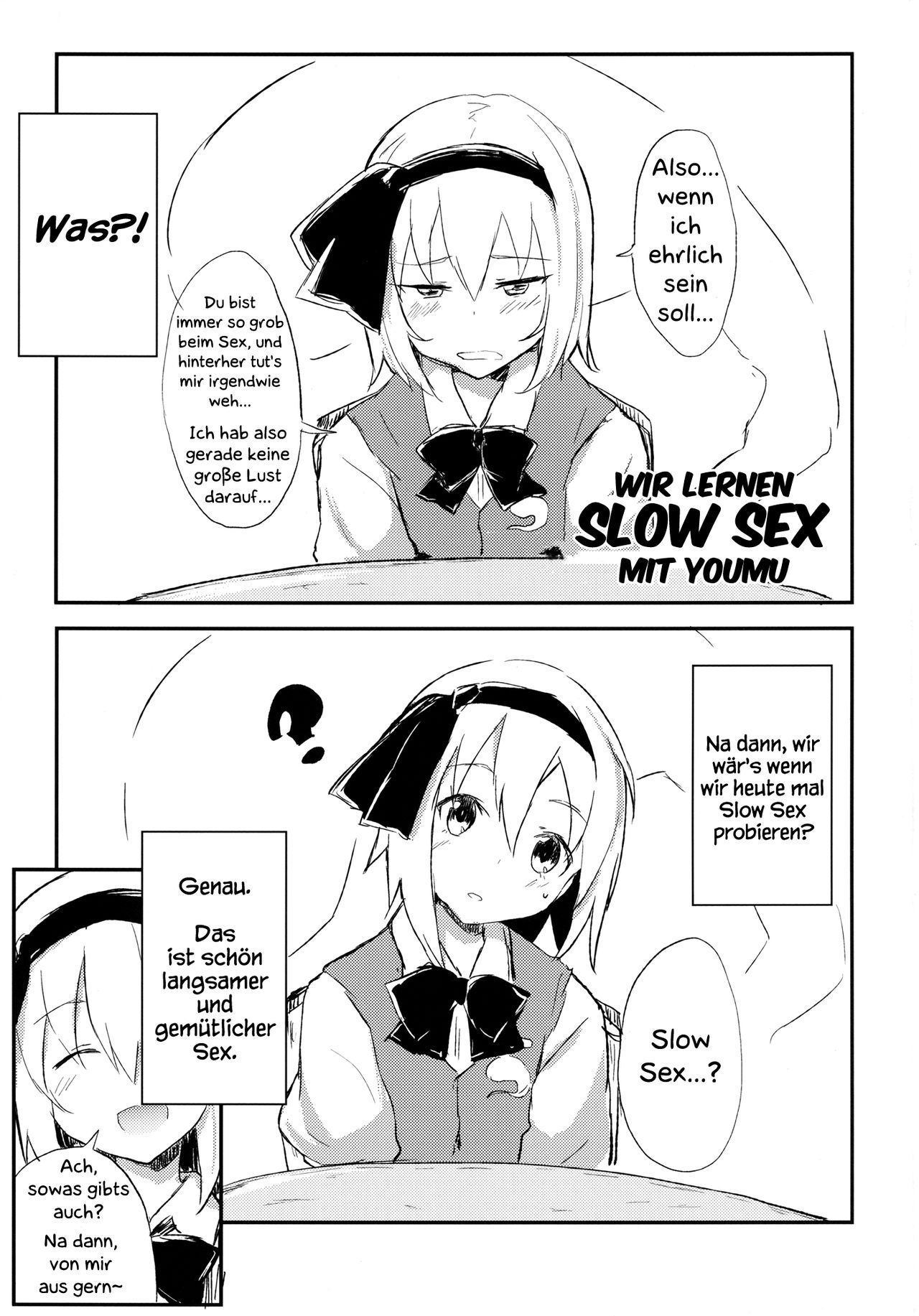 Youmu de Manabu Slow Sex | Wir lernen Slow Sex mit Youmu page 5 full