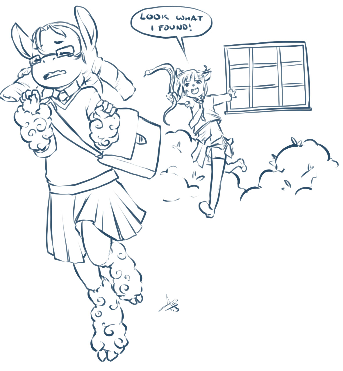 Hide and Bo Peep page 1 full