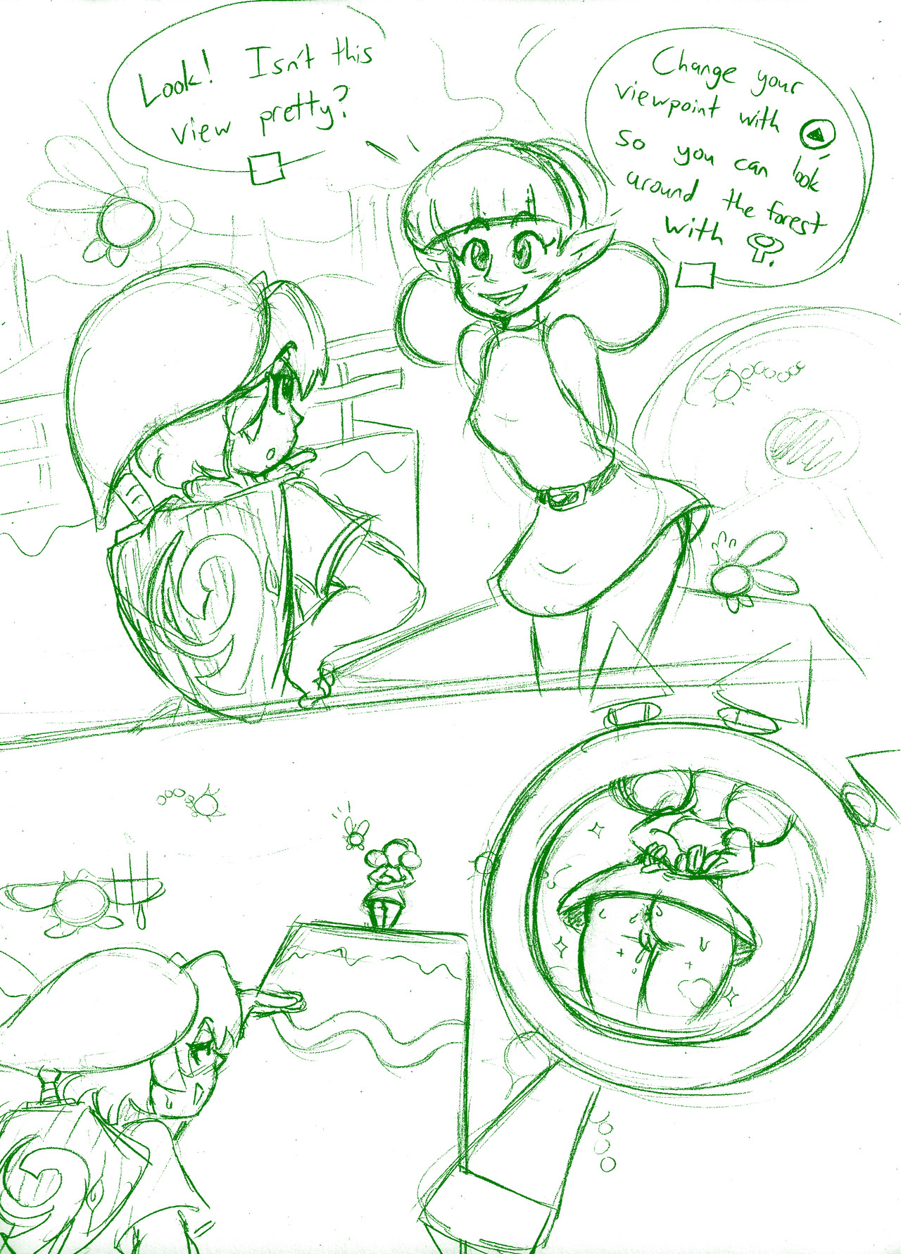 Ocarina of Time Mini Comic page 1 full