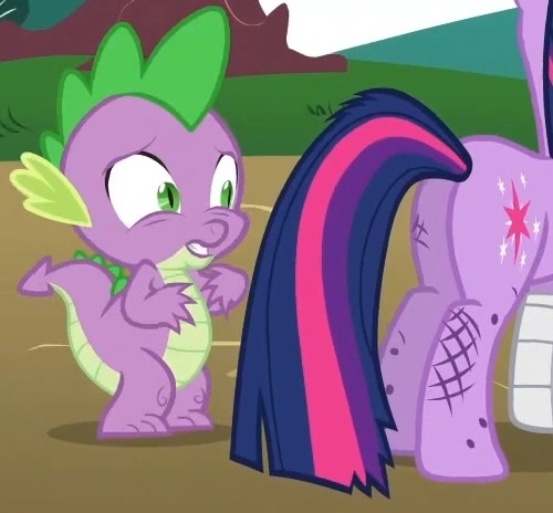 Spike Is Eye Level With Pony Ass page 6 full