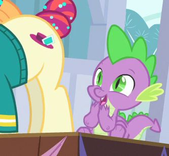 Spike Is Eye Level With Pony Ass page 8 full