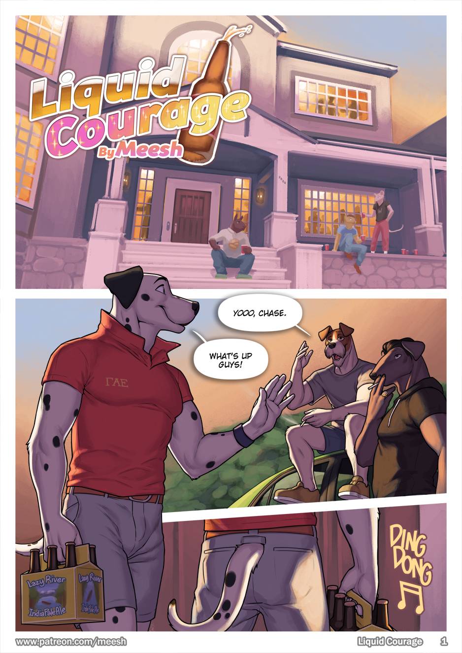 Meesh - Liquid Courage page 1 full