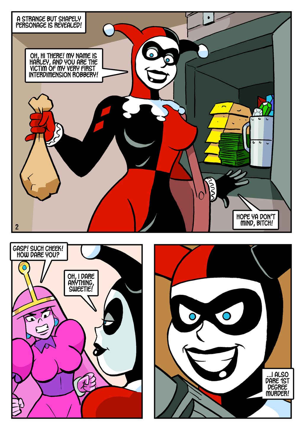 - Adventure Time x Batman TAS - Candy Clown Smackdown page 2 full