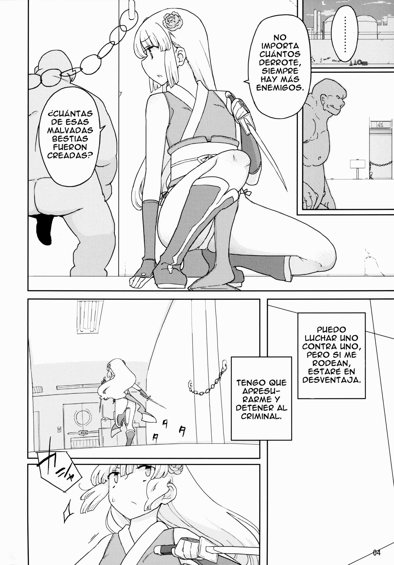 Henshin Heroine VS Aku no Kagakusha page 3 full