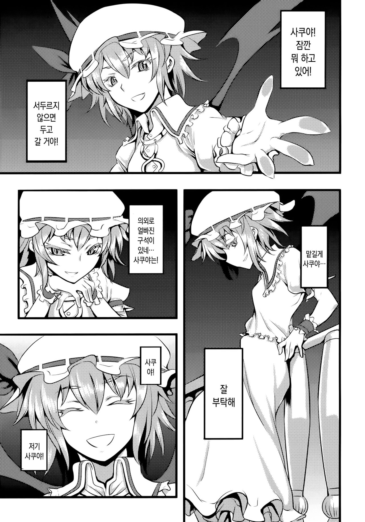 Izayoi Sakuya no Nerenai Yoru | 이자요이 사쿠야의 잠 못 이루는 밤 page 5 full