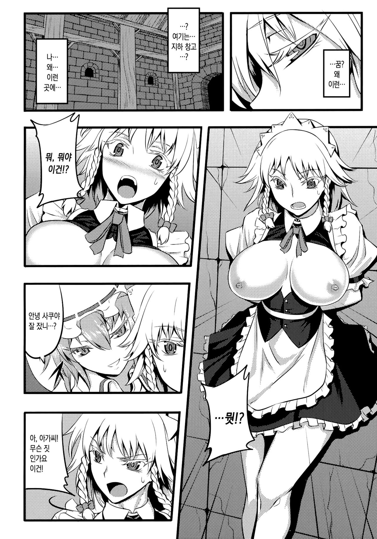 Izayoi Sakuya no Nerenai Yoru | 이자요이 사쿠야의 잠 못 이루는 밤 page 6 full