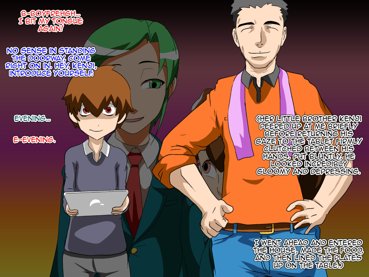 Kareshi ♂ NTR ~Kanojo no Kazoku ni Tegome Ana ni Sareru Shounen~ page 5 full