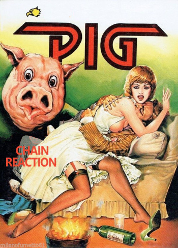 PIG #33  "CHAIN REACTION" - ENGLISH cover