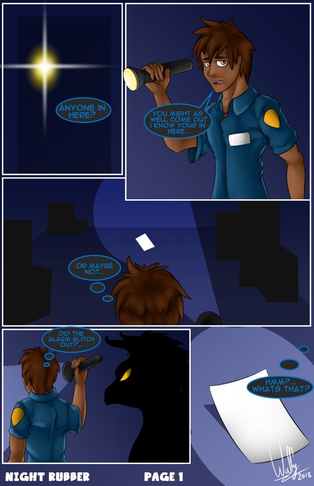 The Night Rubber page 1 full