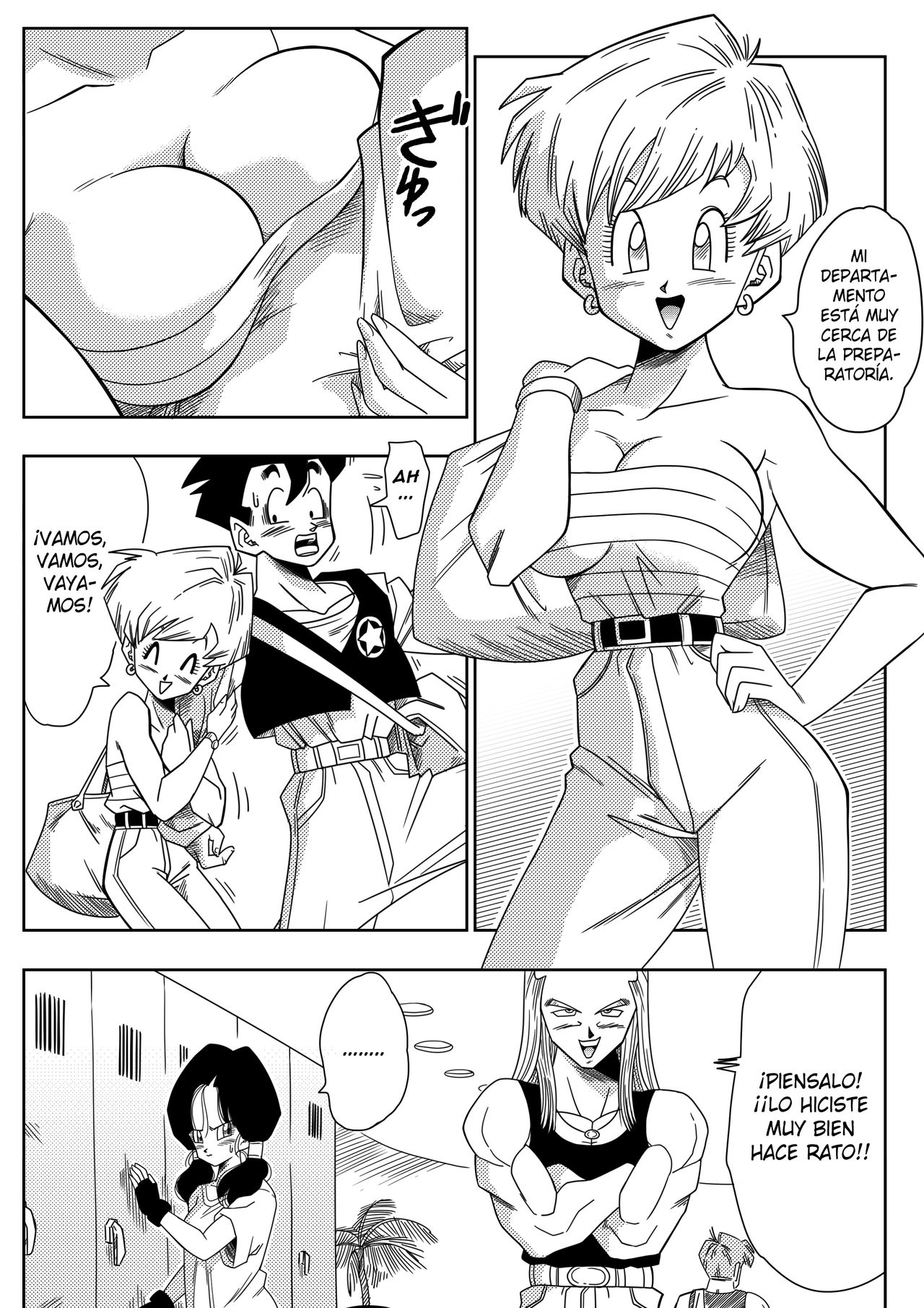 TRIANGULO AMOROSO Z - Gohan conoce a Iresa page 4 full