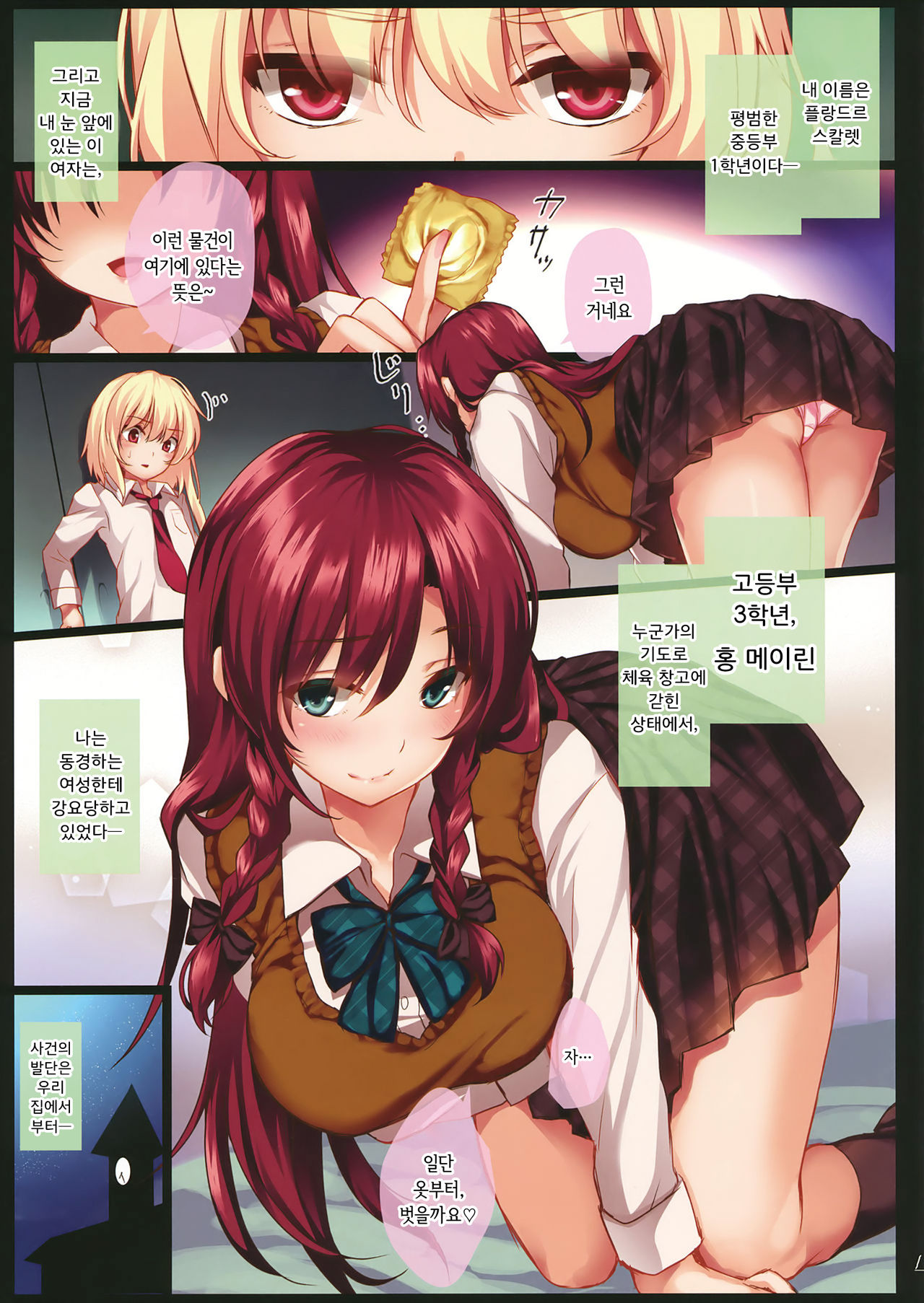Meiling Onee-chan to Flan-kun no Gakuen Seikatsu | 메이린 누나와 플랑 군의 학원 생활 page 2 full