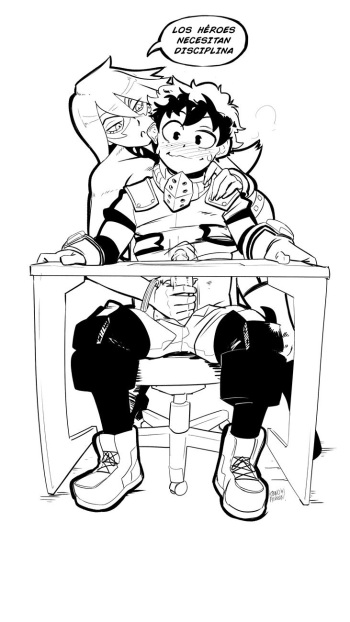 Deku y Midnight cover
