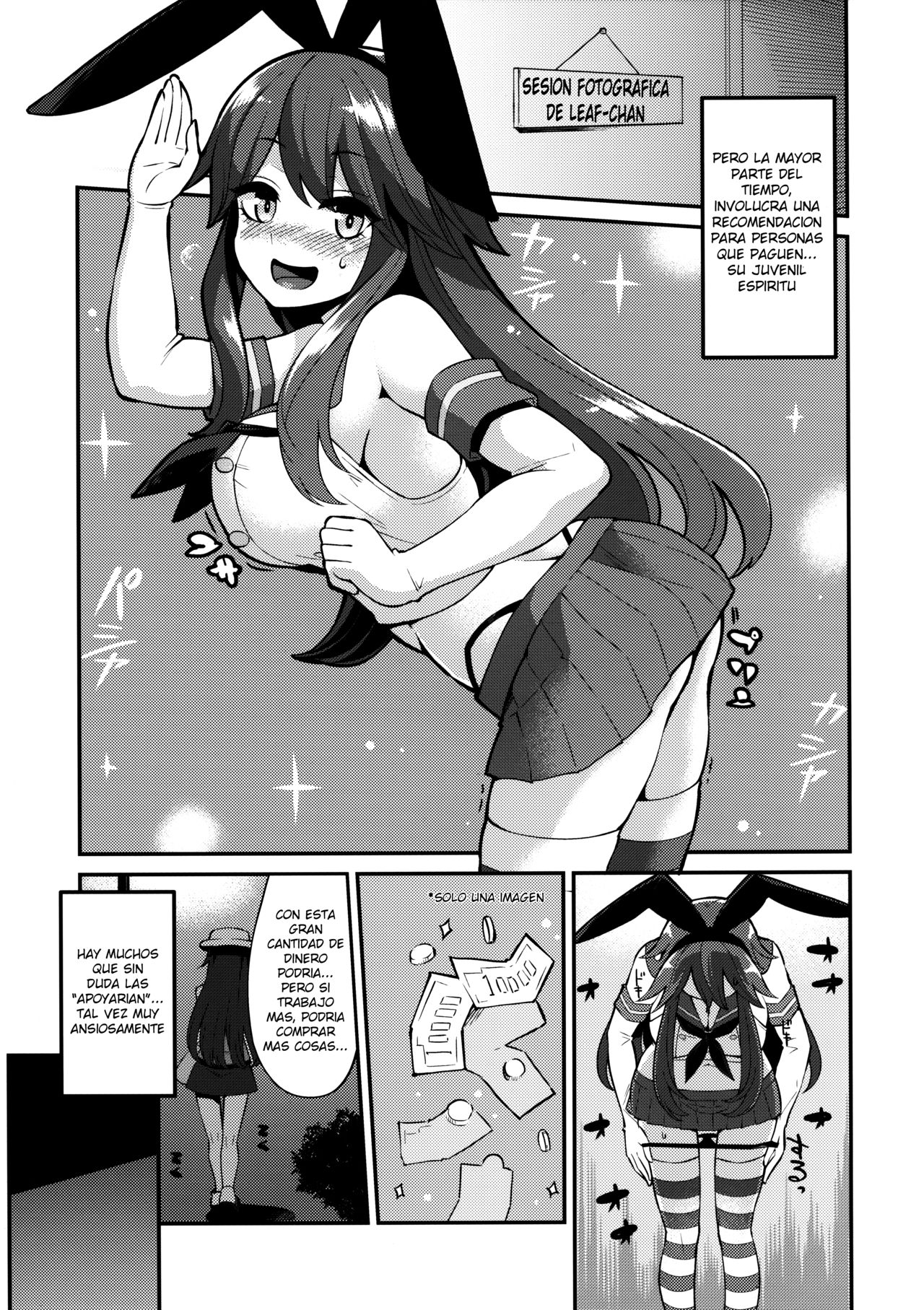 Leaf-chan no H na Okozukai Kasegi | Leaf-chan haciendo cosas sucias por dinero page 7 full