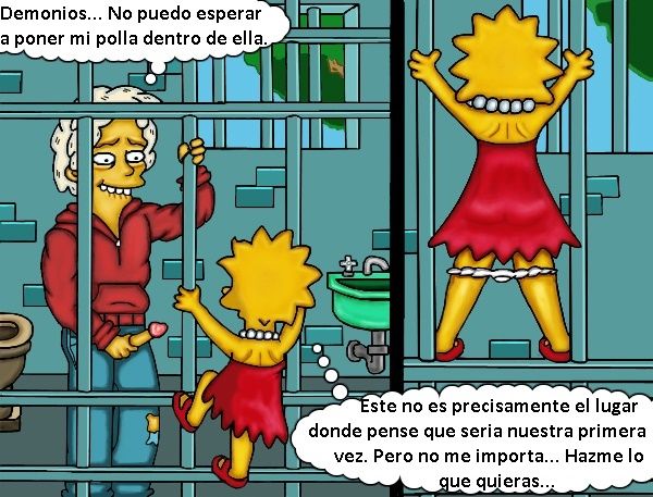 Comic xxx de "Los Simpsons" - La visita de Lisa page 5 full